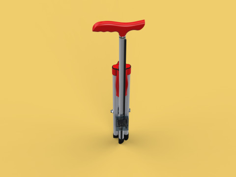 SMART ASSISTIVE BLIND STICK WALKING CANE WITH FOLDING SEAT CHAIR 3D Модель