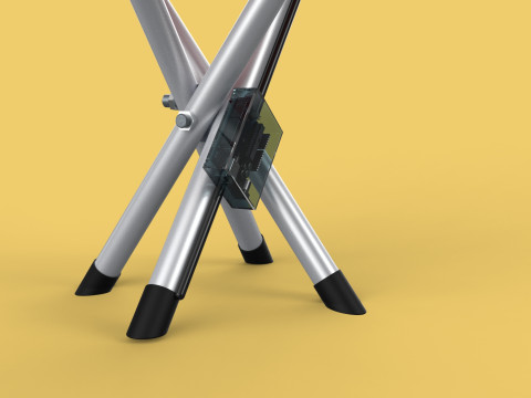 SMART ASSISTIVE BLIND STICK WALKING CANE WITH FOLDING SEAT CHAIR 3D Модель