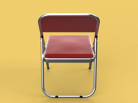 STANDARD FOLDING CHAIR METAL FOLDABLE EVENT SEAT FLIP STACKABLE Modèle 3D