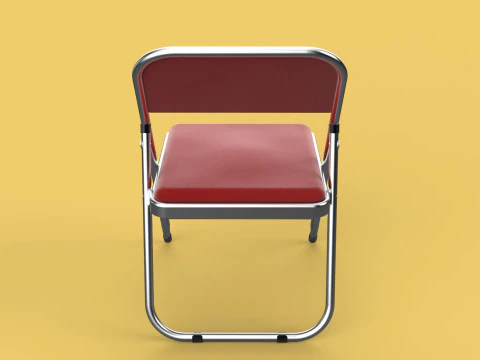STANDARD FOLDING CHAIR METAL FOLDABLE EVENT SEAT FLIP STACKABLE 3D Model