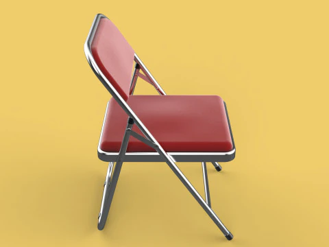 STANDARD FOLDING CHAIR METAL FOLDABLE EVENT SEAT FLIP STACKABLE 3D Model