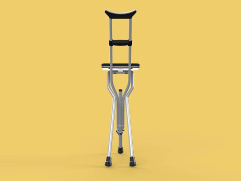 OMBRO ABAIXO DO OMBRO MULETA CADEIRA DOBR&Aacute;VEL ASSENTO BENGALA Modelo 3D