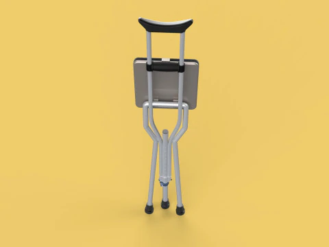 OMBRO ABAIXO DO OMBRO MULETA CADEIRA DOBR&Aacute;VEL ASSENTO BENGALA Modelo 3D