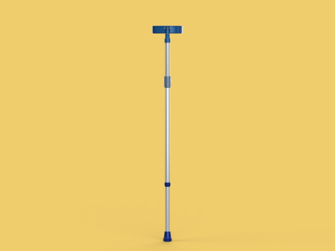 FOREARM CRUTCH ELBOW ARM LOFSTRAND CRUTCHES WALKING STICK CANE 3D-Modell