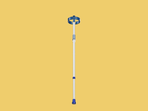 FOREARM CRUTCH ELBOW ARM LOFSTRAND CRUTCHES WALKING STICK CANE 3D-Modell