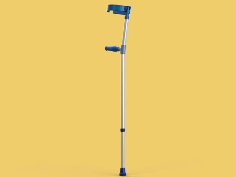ANTEBRA&Ccedil;O MULETA COTOVELO BRA&Ccedil;O LOFSTRAND muletas bengala Modelo 3D