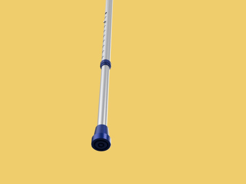 FOREARM CRUTCH ELBOW ARM LOFSTRAND CRUTCHES WALKING STICK CANE 3D-Modell