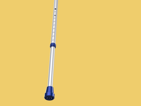 FOREARM CRUTCH ELBOW ARM LOFSTRAND CRUTCHES WALKING STICK CANE 3D-Modell