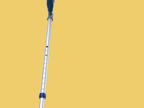 FOREARM CRUTCH ELBOW ARM LOFSTRAND CRUTCHES WALKING STICK CANE 3D-Modell