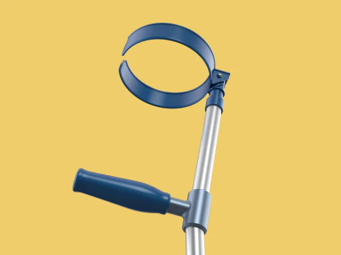 ANTEBRA&Ccedil;O MULETA COTOVELO BRA&Ccedil;O LOFSTRAND muletas bengala Modelo 3D