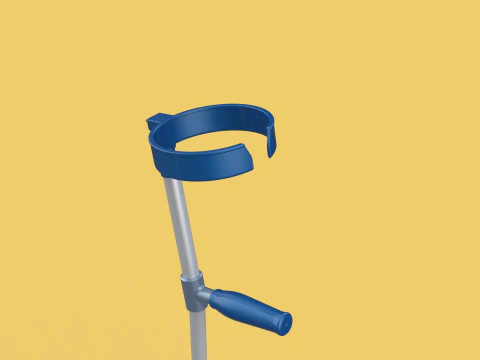 ANTEBRA&Ccedil;O MULETA COTOVELO BRA&Ccedil;O LOFSTRAND muletas bengala Modelo 3D