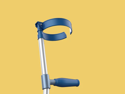 ANTEBRA&Ccedil;O MULETA COTOVELO BRA&Ccedil;O LOFSTRAND muletas bengala Modelo 3D