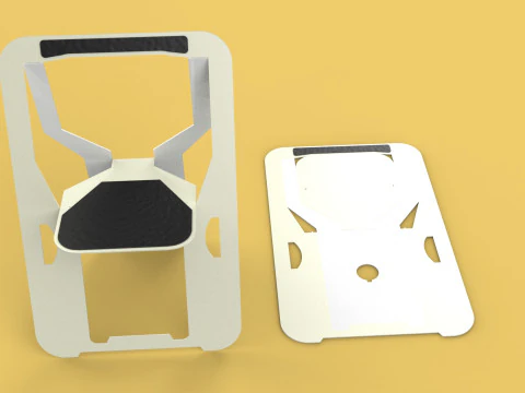 CADEIRA PLANA DOBR&Aacute;VEL DE MADEIRA SECRETA ASSENTO DOBR&Aacute;VEL MESA DE BANCO DOBR&Aacute;VEL Modelo 3D