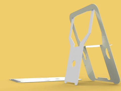 CADEIRA PLANA DOBR&Aacute;VEL DE MADEIRA SECRETA ASSENTO DOBR&Aacute;VEL MESA DE BANCO DOBR&Aacute;VEL Modelo 3D