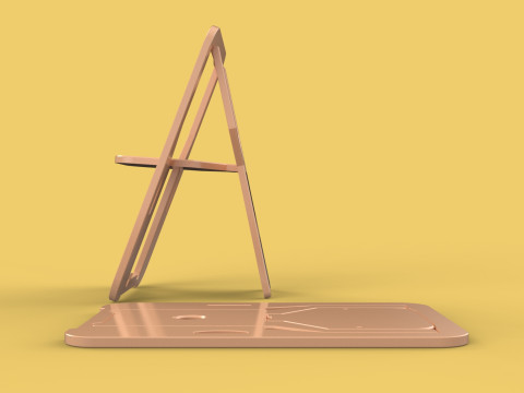 FOLDABLE FLAT CHAIR SECRET FOLDING SEAT FOLD STOOL FLIP TABLE 3D Model