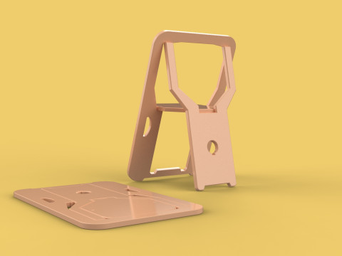FOLDABLE FLAT CHAIR SECRET FOLDING SEAT FOLD STOOL FLIP TABLE 3D Model