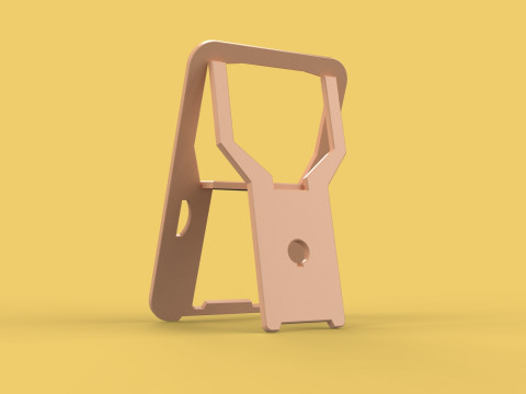 FOLDABLE FLAT CHAIR SECRET FOLDING SEAT FOLD STOOL FLIP TABLE 3D Model