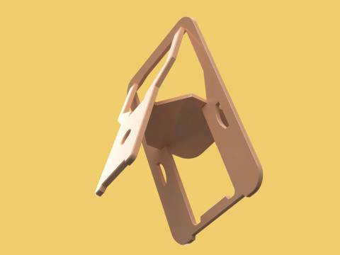 FOLDABLE FLAT CHAIR SECRET FOLDING SEAT FOLD STOOL FLIP TABLE 3D Model