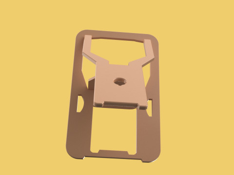FOLDABLE FLAT CHAIR SECRET FOLDING SEAT FOLD STOOL FLIP TABLE 3D Model