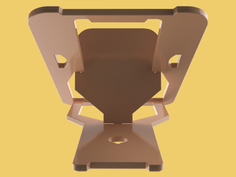 FOLDABLE FLAT CHAIR SECRET FOLDING SEAT FOLD STOOL FLIP TABLE 3D Model