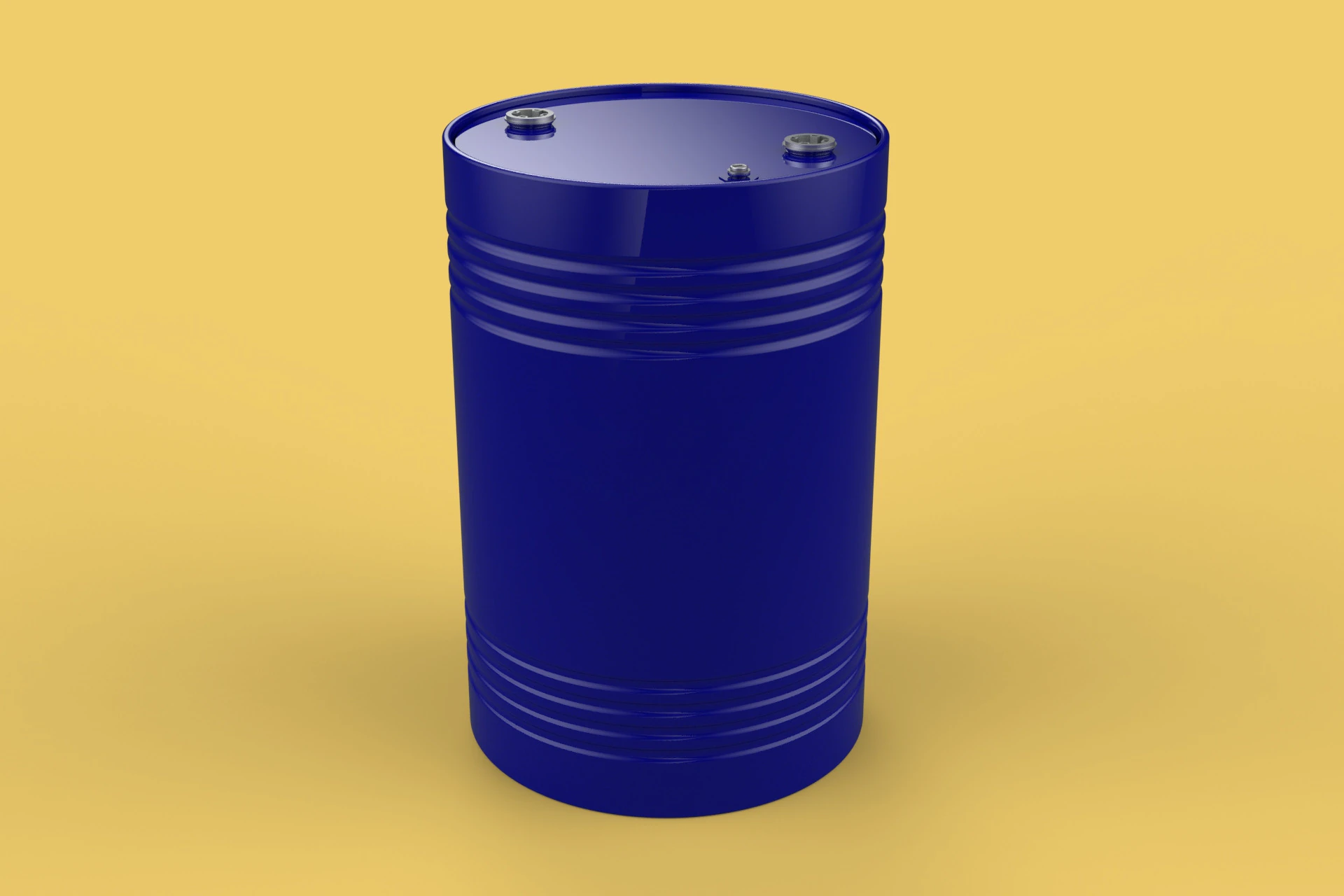 STANDARD FUEL OIL STEEL DRUM 200L 208 L LITERS 55 GALLONS BARREL 3D Model .c4d .max .obj .3ds .fbx .stl .blend 