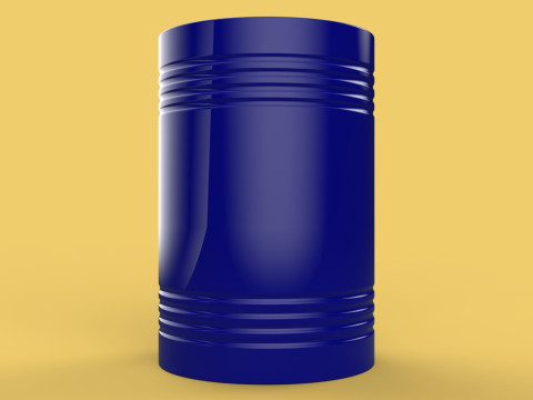 STANDARD FUEL OIL STEEL DRUM 200L 208 L LITERS 55 GALLONS BARREL Model 3D