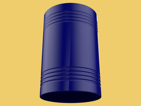 STANDARD FUEL OIL STEEL DRUM 200L 208 L LITERS 55 GALLONS BARREL Model 3D