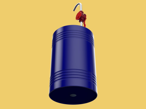 MANUAL PUMP HAND CRANK ROTARY FUEL OIL STEEL DRUM BARREL GALLONS Model 3D