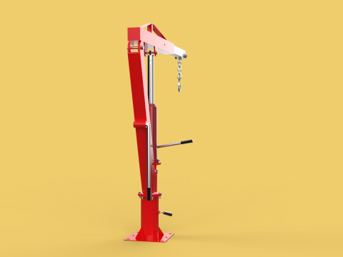 SWIVEL LIFTING CRANE WINCH HOIST HOOK PICKUP TRUCK JIB SLEWING 3D 모델