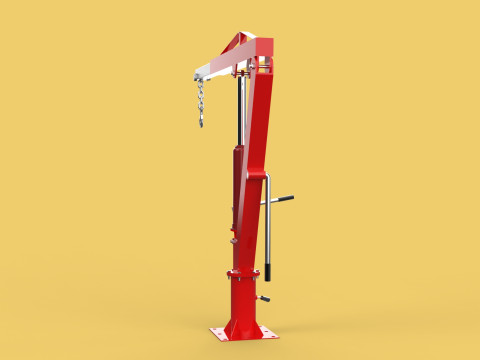 SWIVEL LIFTING CRANE WINCH HOIST HOOK PICKUP TRUCK JIB SLEWING 3D 모델