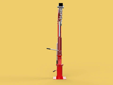SWIVEL LIFTING CRANE WINCH HOIST HOOK PICKUP TRUCK JIB SLEWING 3D Model