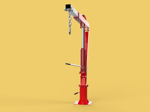 SWIVEL LIFTING CRANE WINCH HOIST HOOK PICKUP TRUCK JIB SLEWING 3D 모델