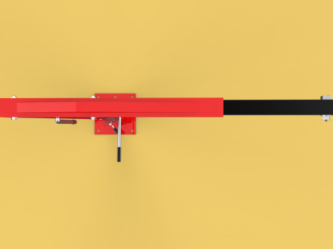 SWIVEL LIFTING CRANE WINCH HOIST HOOK PICKUP TRUCK JIB SLEWING 3D 모델