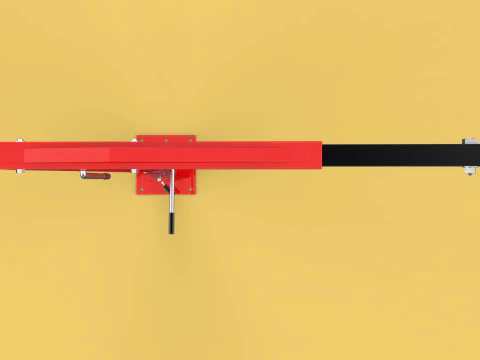 SWIVEL LIFTING CRANE WINCH HOIST HOOK PICKUP TRUCK JIB SLEWING 3D Model