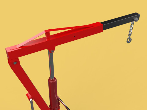 SWIVEL LIFTING CRANE WINCH HOIST HOOK PICKUP TRUCK JIB SLEWING 3D 모델