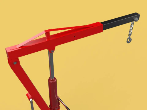 SWIVEL LIFTING CRANE WINCH HOIST HOOK PICKUP TRUCK JIB SLEWING 3D Model
