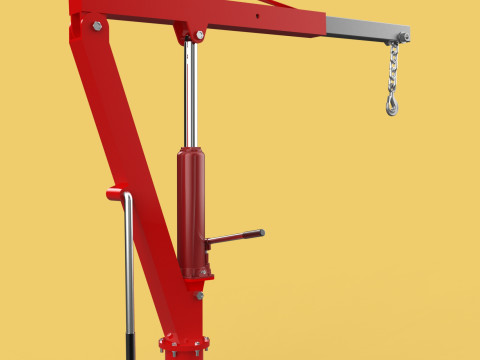 SWIVEL LIFTING CRANE WINCH HOIST HOOK PICKUP TRUCK JIB SLEWING 3D 모델