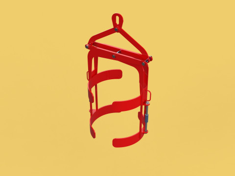 BARREL DRUM VERTICAL TONGS SCISSOR GRIPPER LIFTING CLAMP GRAB Modelo 3D