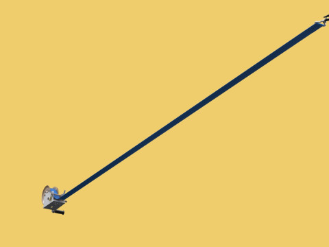 HAND LEVER CRANK WINCHES HOIST BELT WEBBING STRAP LIFT CRANE TON 3D Model