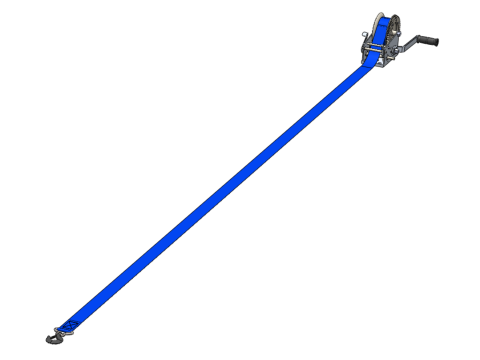 HAND LEVER CRANK WINCHES HOIST BELT WEBBING STRAP LIFT CRANE TON 3D Model