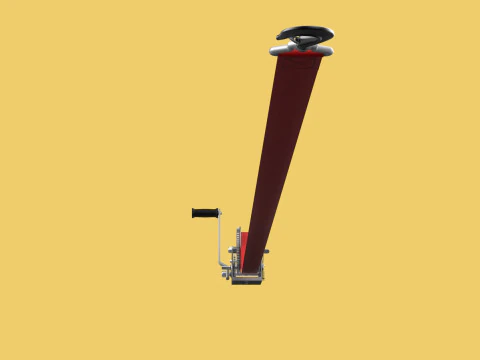 HOOK HEAVY DUTY HAND LEVER CRANK WINCH STEEL BELT WEBBING STRAP 3D Model