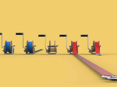 GUINCHOS MANIVELA GUINCHO GUINCHO CINTO CORREIA GANCHO GUINDASTE TON Modelo 3D