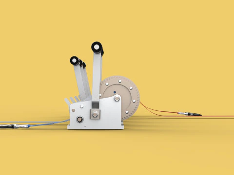 GUINCHOS MANIVELA GUINCHO GUINCHO CINTO CORREIA GANCHO GUINDASTE TON Modelo 3D