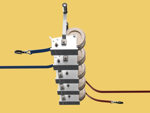 GUINCHOS MANIVELA GUINCHO GUINCHO CINTO CORREIA GANCHO GUINDASTE TON Modelo 3D