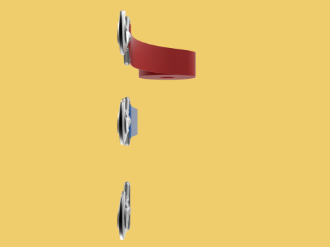 STANDARD HOOKS LIFTING CRANE STEEL HOOK HOIST BELT WEBBING STRAP 3D Модель