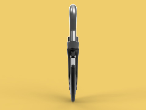 FORGED SINGLE LIFTING CRANE TON HOOK HOIST LATCH ALLOY STEEL Modelo 3D