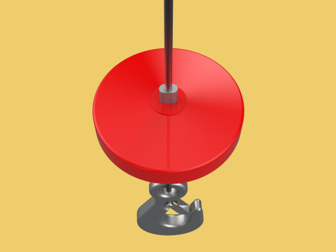 BUFFER SPRING LIFTING CRANE EYE HOOK ELECTRIC HOIST WIRE ROPE 3D Model