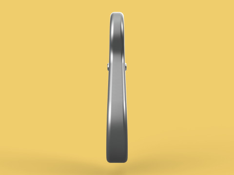 EYE HOOK FORGED SINGLE LIFTING CRANE TON HOOKS HOIST WINCH LATCH Modelo 3D