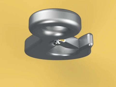 GANCHO DE OLHO FORJADO GUINDASTE DE ELEVA&Ccedil;&Atilde;O &Uacute;NICO TON HOOKS TRAVA DE GUINCHO DE TALHA Modelo 3D