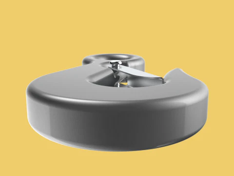 GANCHO DE OLHO FORJADO GUINDASTE DE ELEVA&Ccedil;&Atilde;O &Uacute;NICO TON HOOKS TRAVA DE GUINCHO DE TALHA Modelo 3D